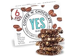 The Yes Bars COFFEE 'N' CHOCOLATE, 18ct
