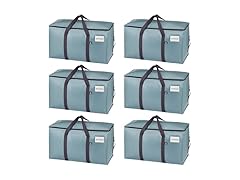 VENO MG-0025 6 Pack Moving Bags, Light Blue