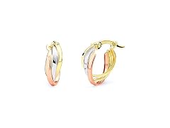 The World Jewelry Center Gold 14K REAL Earrings