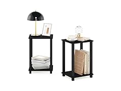 Furinno Simplistic End Table, 2-Pack