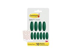 Command Mixed Designer Hook Pack, Watermelon, 10 Hooks