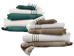 6-Piece Quick-Dry Striped Towel Set