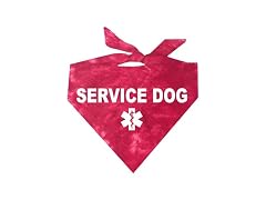Service Dog Dog Bandana | 100% Cotton Tie Dy