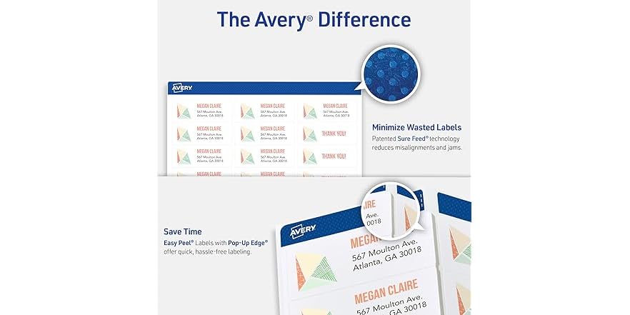 Avery Easy Peel Printable Address Labels