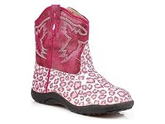 Glittery Leopard Pink Boot (5T)