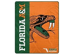 NCAA Side Bar Big Logo Blanket (50 x 60)