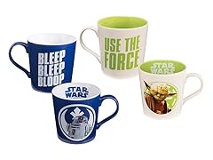 Star Wars 2-Pc Yoda & R2D2 Mug Set-12 oz