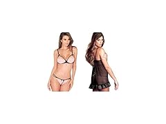 Rene Rofe Women's Babydoll Black (M/L)
