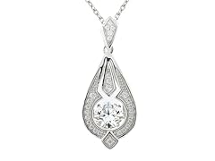 Swarovski CZ Teardrop Pendant