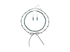 Navajo Turquoise Earring and Necklace