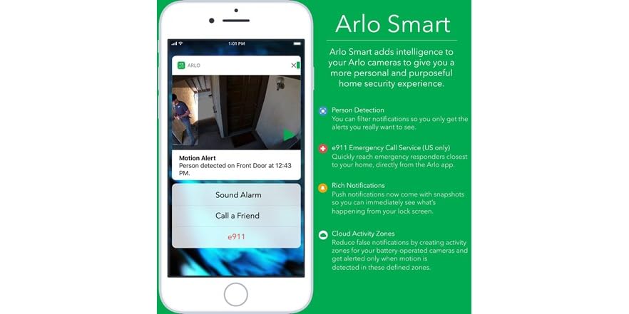 Arlo Wireless Home Security 6 Camera Kit