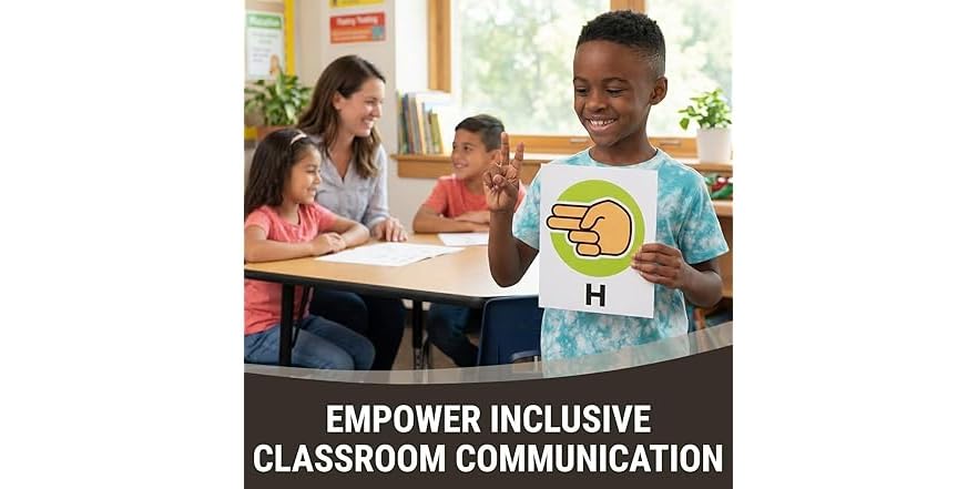 Express In Asl Fun Express American Sign Language Alphabet Mini Posters Set
