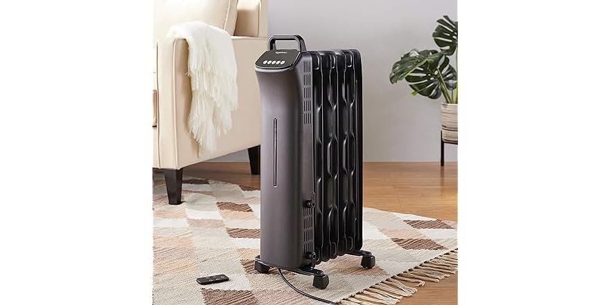 Electric Radiator Amazon Amazon Basics Portable Digital Radiator