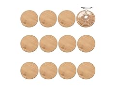 Fun Express Bamboo Wooden Coasters 12 Ct