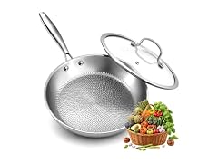 Titanium Pans for Cooking Hammered