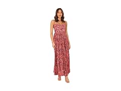 Petal & Pup Maxi Pleated Dress (S)