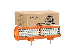 Nilight LED Light Bar 2PC 6.5Inch 120W Flood Spot Combo