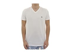 Lacoste Men's Short Sleeve V-Neck