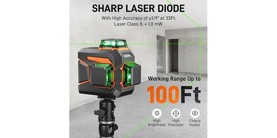 Leveling Line 360 Degree Self Leveling Line Laser