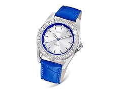 Manhattan CM404243CRBL Ladies Silvertone Watch