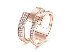 18K Gold Plated Swarovski Elements Ring