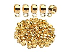 BronaGrand Bail Tube Beads, 100pcs