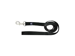 Hamilton Single Thick Deluxe Nylon Dog Leash- Black
