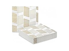 GeoScape Gold Napkins 6.5" 20pk