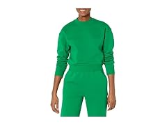 Amazon Essentials Women (L) Crop Drop Sweatsh VD52