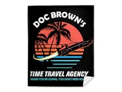 Doc Brown's Time Travel Agency Mink Fleece Blanket