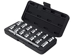 15-Piece 3/8" Drive Drain Plug Key Set