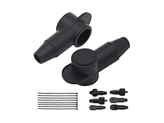 Silicone Ring Terminal Covers 8 Black