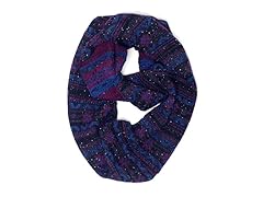 Sprinkled Snowflake Eternity Scarf, Blue