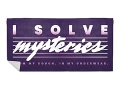 I Solve Mysteries Beach Towel