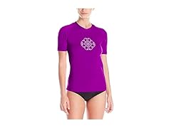 Kanu Surf Women's Purple Ibiza Rashguard (M)