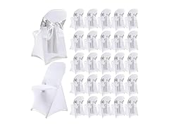 50 Pcs Folding Chair Cover Set