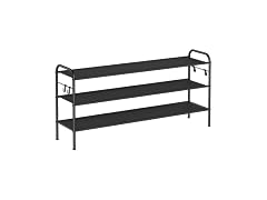 SONGMICS Shoe Rack, 3-Tier Shoe Organizer