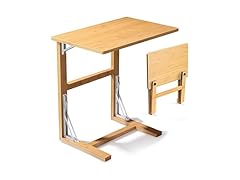 Tatub 24'' Folding TV Tray Table, Foldable C Shape