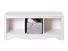 White Cubbie Bench