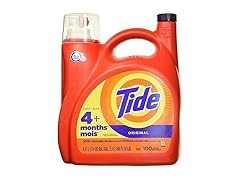 Tide He Laundry Detergent, Original Scent, 100 Loads