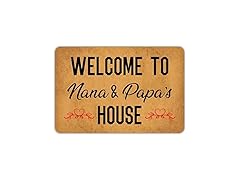 Welcome to Nana and Papa's House Mat