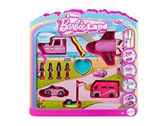 Barbie Mini BarbieLand Multi-Pack Doll & Toy Vehicle Set
