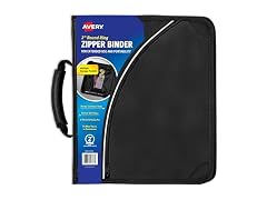 Avery Zipper 3 Ring Binder 2" 375-Sheet