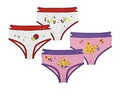 Ladybug & Butterfly Girl Panties