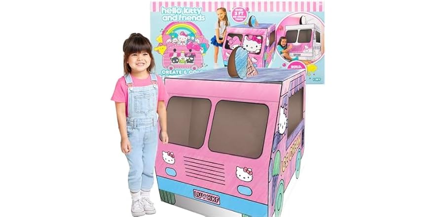 Hello Kitty and Friends Create & Color Ice Cream Truck Playhouse