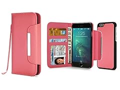 Urge Basics Wallet iPhone 6+ Case, Pink