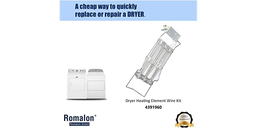 Romalon 4391960 Dryer Heating Element