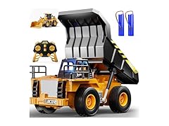 Geyiie RC Dump Truck Toy for Kids