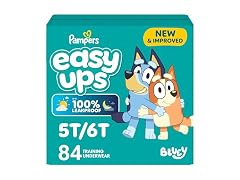 Pampers Easy Ups Bluey Training Pants 5T6T 84ct