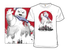 Marshmallow Man sumi-e
